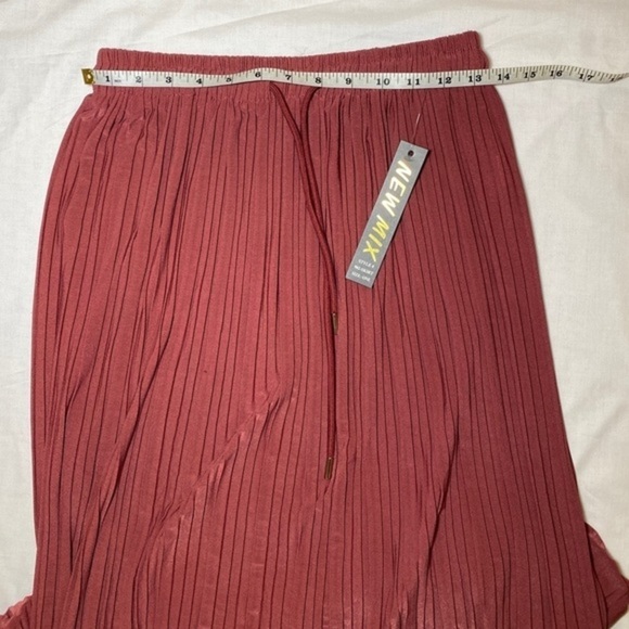 NEW mix elastic‎ waistband maxi skirt size-2 - Picture 3 of 4
